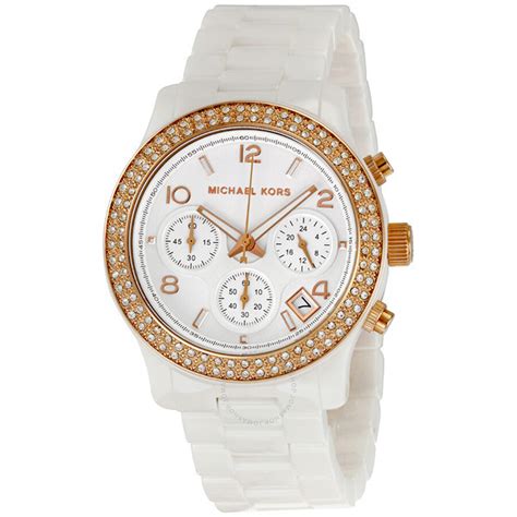 michael kors watches diamonds|michael kors white diamond watch.